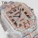TW Factory Replica Swiss Automatic Movement Cartier Santos Men 40MM Rose Gold Diamond Watch (9)_th.jpg